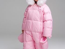 Комбинезон детский текстильный с полиуретановым покрытием для девочек