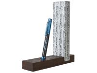 Тактическая ручка Lionsteel Nyala, корпус карбон/титан, Blue Shine