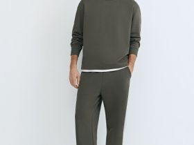 Свитшот с имитацией футболки, Зеленый