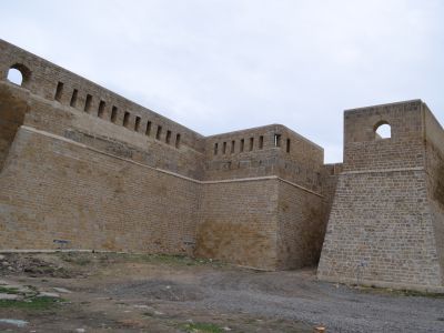 Прясло стены между башней № 7 и башней № 8