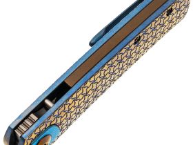 Складной нож Assassin knives Gentlemen, сталь Damascus, рукоять титан