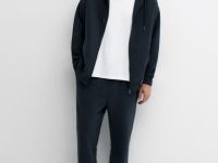 Толстовка с принтом, Голубой