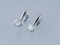 Серьги из белого золота э4712сг04184100