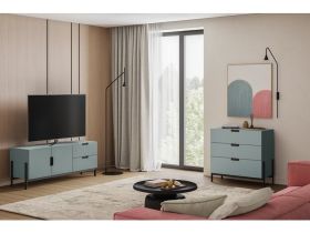 Комод Лигес 93x87 Серо-зеленый