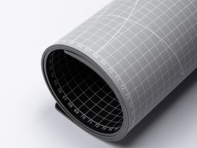 Коврик для резки Малевичъ 3-х слойный, черно-серый