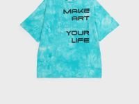 Фуфайка трикотажная для девочек (футболка)