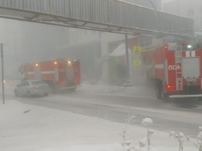 Пожар в центре Якутска. Горит «Wok Cafe»