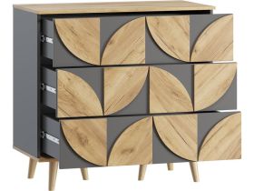 Комод Модерн 93x88 Графитовый