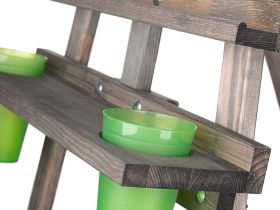 Мольберт лира Малевичъ "Комфорт" с покрытием, черный