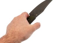 Нож Barmaley Knives Пьеро BW, сталь AUS-10Co, рукоять G10, хаки