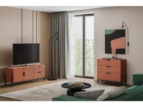 Комод Лигес 93x87 Терракотовый