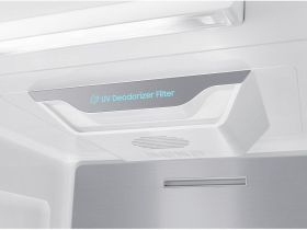 Холодильник Samsung Side-by-Side с автоматически открывающимися дверьми, 646 л Белое стекло