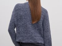 Джемпер свободного силуэта с хлопком