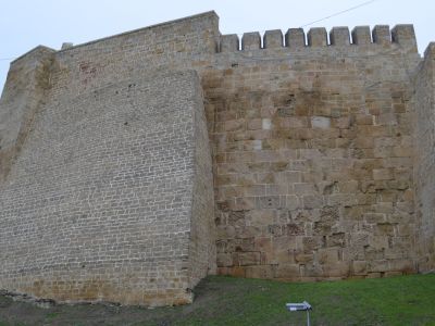 Прясло стены между башней № 16 и башней № 1