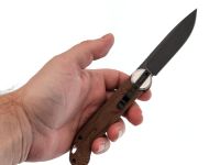 Складной нож Перемен Мысь BW, сталь 8Cr14MoV, рукоять FRN, коричневый