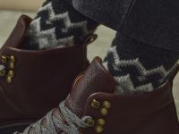 Носки с узором, Серый