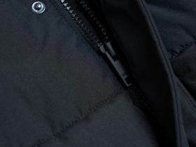 Утеплённый стёганый жилет, Черный