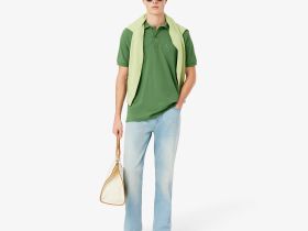 Мужское хлопковое поло Lacoste