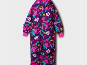 Комбинезон текстильный с полиуретановым покрытием для девочек