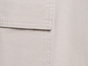 Хлопковые брюки карго с накладными карманами, Бежевый