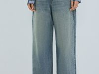 Джинсы со средней посадкой, Голубой