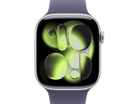 Смарт-часы Apple Watch Series 11 46mm Silver Aluminium Case with Purple Fog Sport Band (S/M)