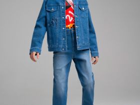 Куртка текстильная джинсовая для мальчиков