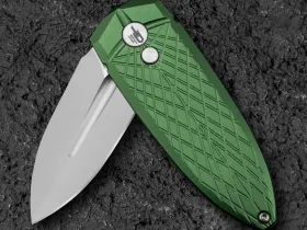Складной нож Bestech Knives Ququ, сталь 14C28N, рукоять зелёный алюминий