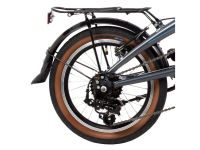 Складной велосипед Novatrack Town 16, год 2024, цвет Серый