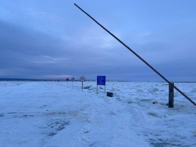 В Олекминском районе открыли ледовую переправу Умнас — Мача