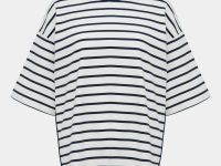 Футболка в полоску свободного силуэта