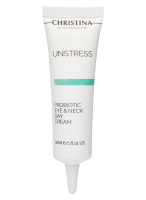 Unstress Probiotic Eye & Neck Day Cream SPF 12 - Дневной крем с пробиотическим действием для кожи вокруг глаз и шеи SPF 12, 30 мл