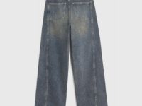 Объёмные джинсы Baggy для девочек, Серый