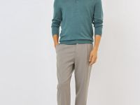 Брюки со стрелками, Бежевый