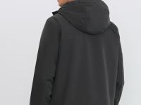 Утеплённая куртка с капюшоном, Серый