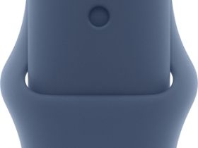 Умные часы Apple Watch Series 10 42 мм алюминиевый корпус Серебристые, с синим спортивным ремешком M/L