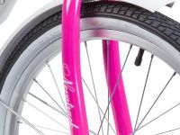 Детский велосипед Novatrack Candy 20, год 2023, цвет Белый