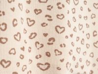 Лонгслив с леопардовым принтом для девочек, Бежевый