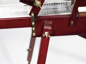 Этюдный ящик Pinax FE-3BR двусторонний, "красное дерево", большой, бук