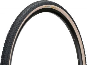 Велопокрышка Maxxis Rambler Skinwall Tubeless 28" (черный / темно-бежевый 700x38C (38-622) кевларовый)