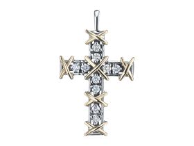 Подвеска из комбинированного золота э4812пд09171700