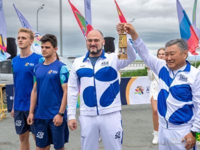 Огонь игр «Дети Азии» прибыл во Владивосток