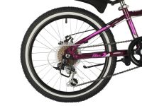 Детский велосипед Novatrack Alice Disc 20, год 2021, цвет Розовый