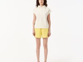 Женская толстовка Lacoste с высоким воротом на молнии без рукавов