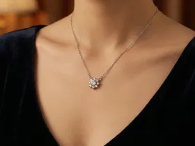 Колье из белого золота э4712кл07163700