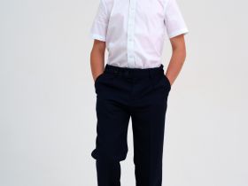 Сорочка текстильная для мальчиков (slim fit)
