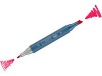 Маркер двусторонний для скетчинга Гамма "Студия", оранжевый пастельный, корпус трехгранный, пулевид.