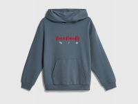 Худи с принтом для мальчиков, Синий