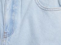 Джинсовые шорты на резинке с поясом, Голубой