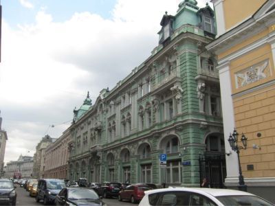 Дом Московского купеческого общества («Посольское подворье»), 1889-1890 гг., архитектор Б.В.Фрейденберг